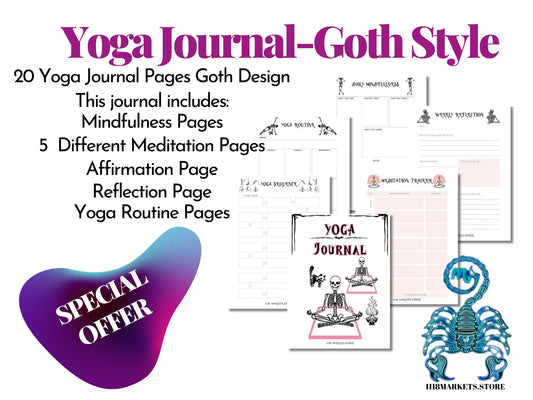 Skeleton Yoga Journal - 1118 MARKETS & EVENTS