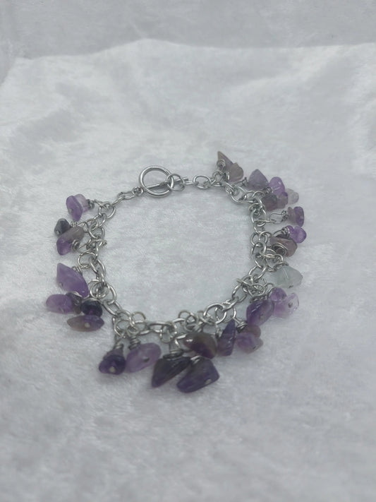 Amethyst Chip Bracelet 1118Markets