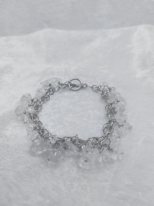 Clear Quartz Chip Bracelet 1118Markets