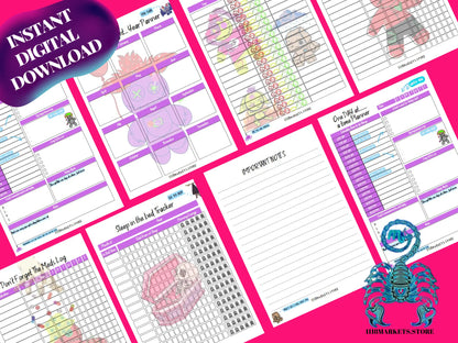 Voo Doo Doll Style ADHD Planner 1118 MARKETS & EVENTS